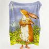 PictureBook G Guess How Much I Love You Throw Flannel Throw Blanket Suitable for Sofa Living Room Bedroom