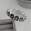 Elegant Acrylic  Bracelet Open Ring For Women Korean  Geometry Adjustable Party Jewelry Lady Gifts