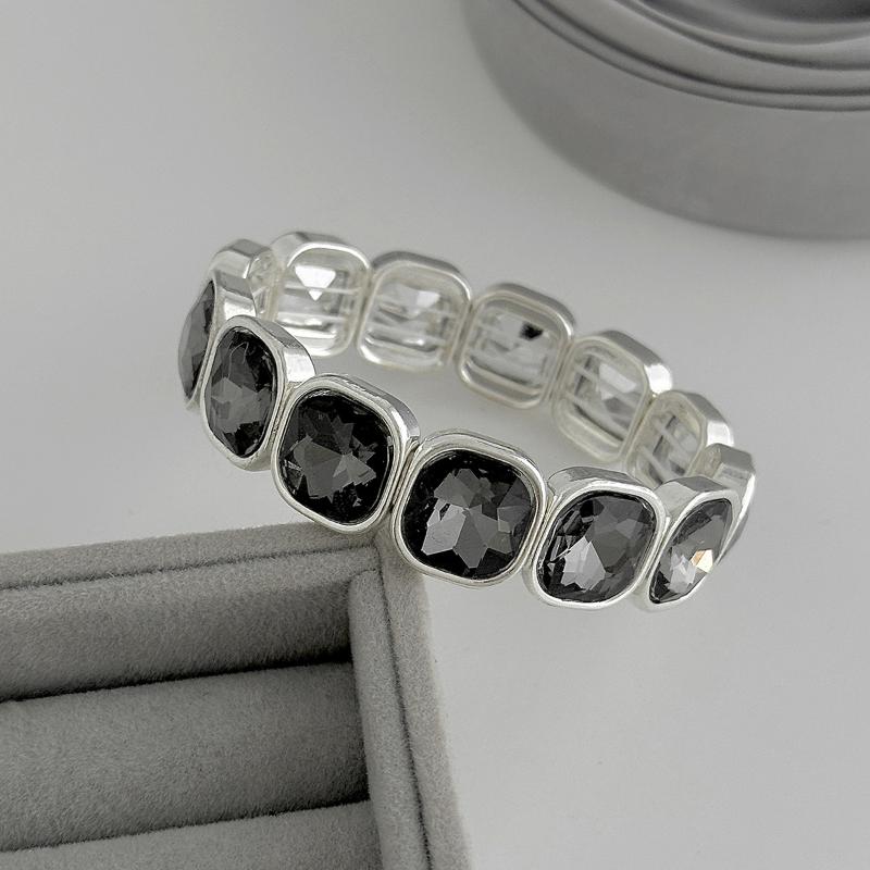 Elegant Acrylic Bracelet Open Ring For Women Korean Geometry Adjustable Party Jewelry Lady Gifts