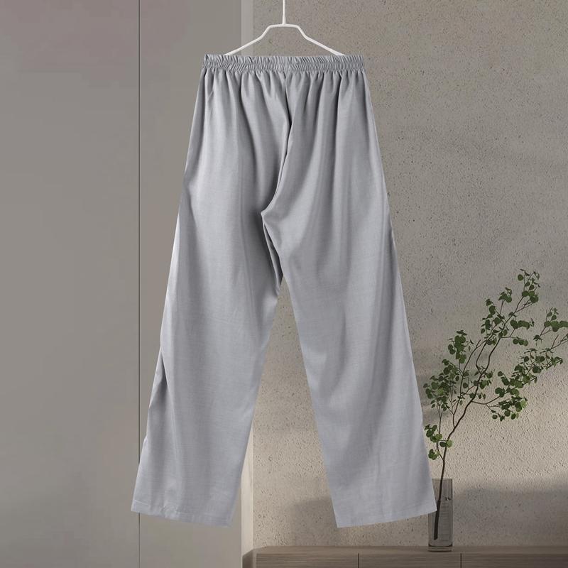 Pantaloni a righe patchwork casual da donna, a maniche lunghe, con coulisse, larghi, modello doppiopetto, 2024, autunno, da ufficio, da donna