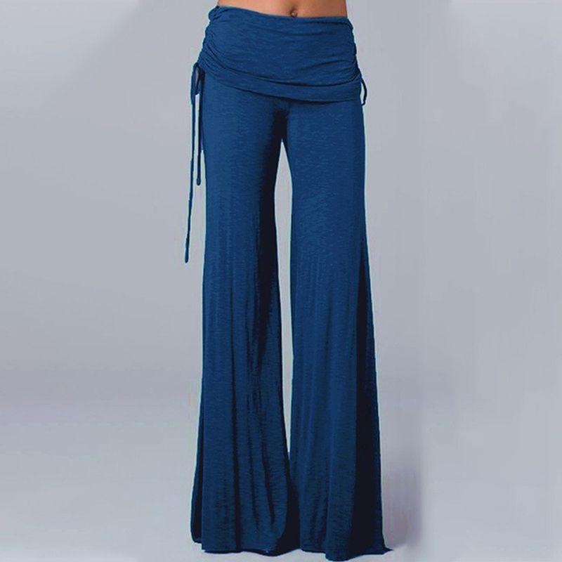 

Брюки для йоги Танцевальные брюки Брюки клеш Брюки для йоги Танцевальные брюки с широкими штанинами Брюки клеш Blue M