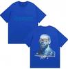 Ράπερ Drake Iceman Εξώφυλλο Άλμπουμ Μπλουζάκι Μπλε Iceman Ανδρικά Γυναικεία Hip Hop Μόδα T Shirt Oversized Ελαφρύ Διαπνέον και Άνετο Ρούχο