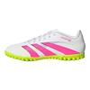 Adidas Predator Club Versatile Comfortable TF (Rubber Studs) Fabric Non-Slip Wear-Resistant Football Shoes Men Football Shoes White Pink ID3785