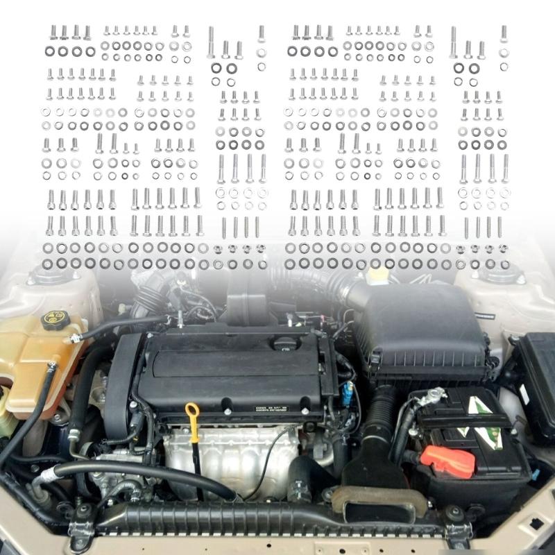 304 Stainless Steel Bolts with 265 283 302 305 307 327 350 Engines