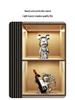 Elegant Ceramic Bear Wine Rack: Red Wine Display and Cup Holder for Luxurious Living Room Decor