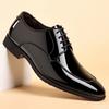 Fashion New Plus Size Leather Shoes Summer Breathable Business Shoe Black Soft Soled Formal Footwear British Fashion Male Shoes Homme