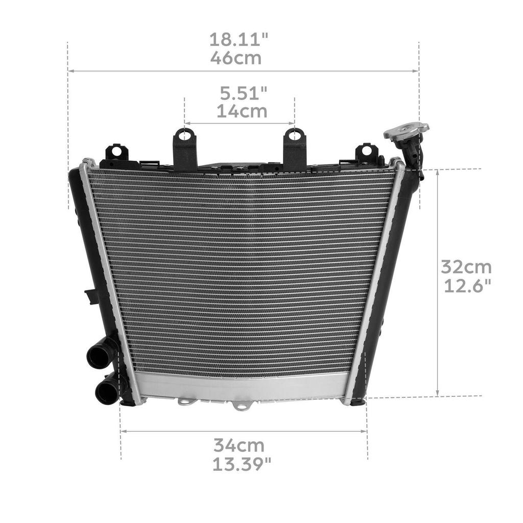 Compatible BMW S1000RR 2019-2023 Radiator Oil/Water-Cooled Assembly High Performance