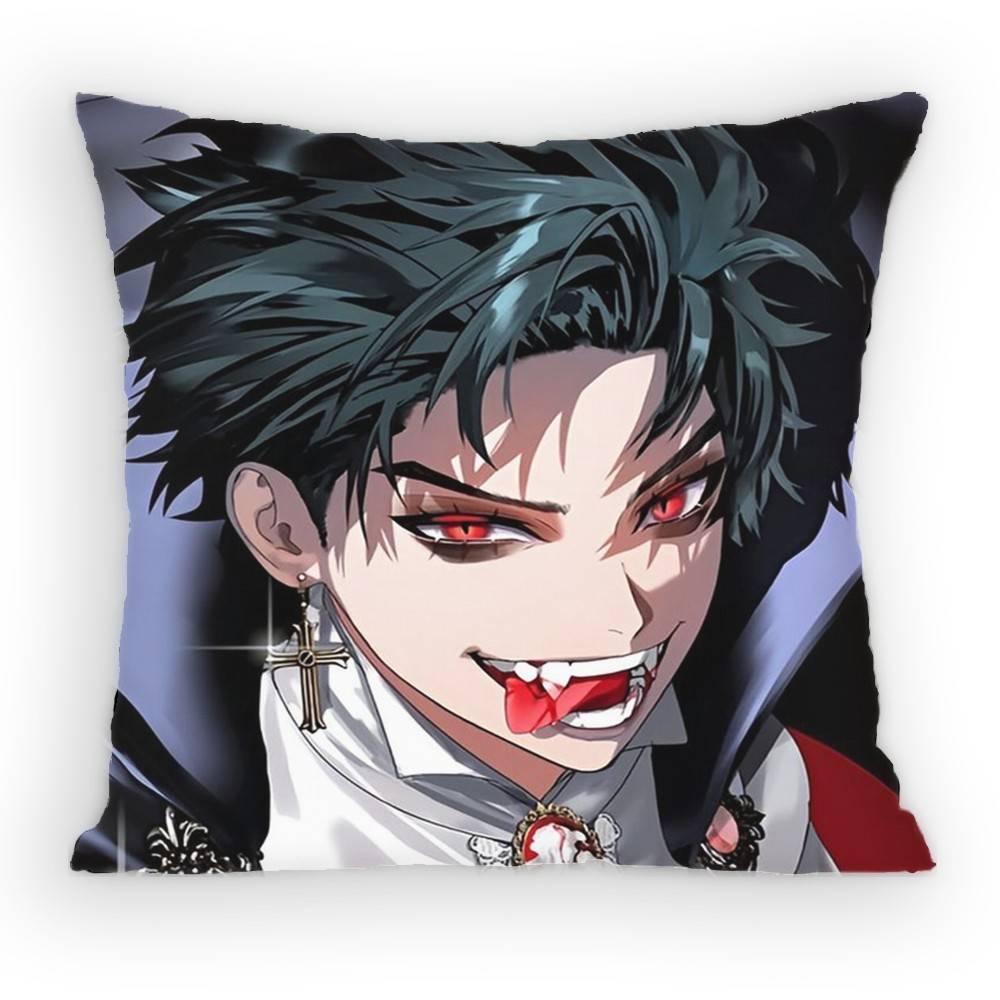 Phantom Busters Mogari Shishikuno PillowCase Sofa Living Room for Bedroom car Headboard Backrest Cushion Square Cushion Nap Time