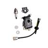 15mm Carburetor Kit For 43CC 52CC 47CC 49CC Brush Cutter with Seal Hose Petrol Filter Spark Plug For CG430 CG520 BC430 BC520 Carburetors Jets 1