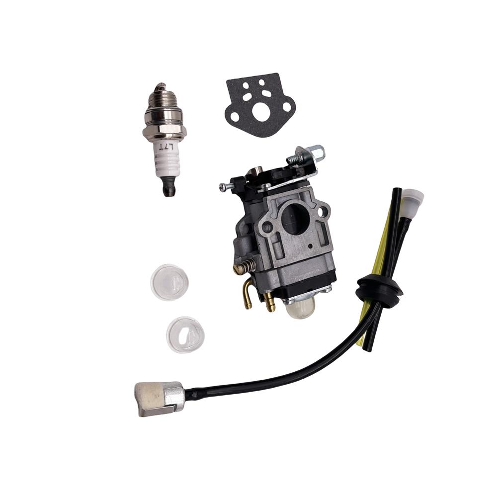 15mm Carburetor Kit For 43CC 52CC 47CC 49CC Brush Cutter with Seal Hose Petrol Filter Spark Plug For CG430 CG520 BC430 BC520 Carburetors Jets 1
