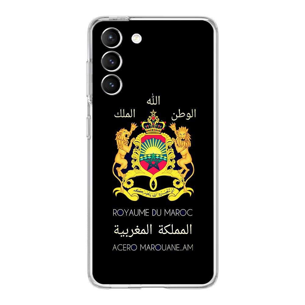 Moroccan flag Maroc Morocco passport Phone Case For Samsung Galaxy S25 S24 Plus S23 FE S22 S21 S20 Ultra 5G S10 S10E Clear Cover