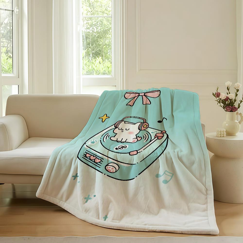 Fun Cartoon This Dog Blanket Warm Soft Suitable For Bedroom Sofa Bed Living Room Office Travel Camping Gifts