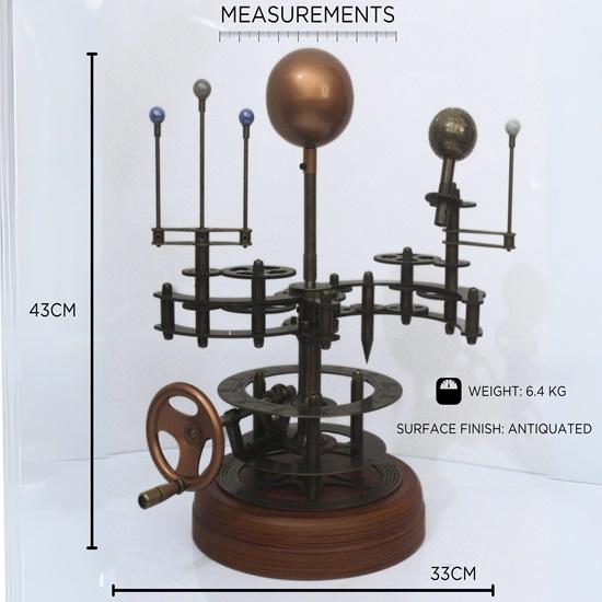 45,72 cm model sluneční soustavy plně funkční Tellurion Celestial dárek pro milovníky Astro Orrery Gift