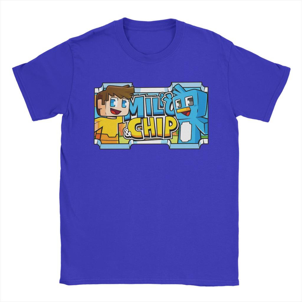 Milo and Chip Printed T Shirt for Men Women  100 Cotton  Tee Shirt Clothing