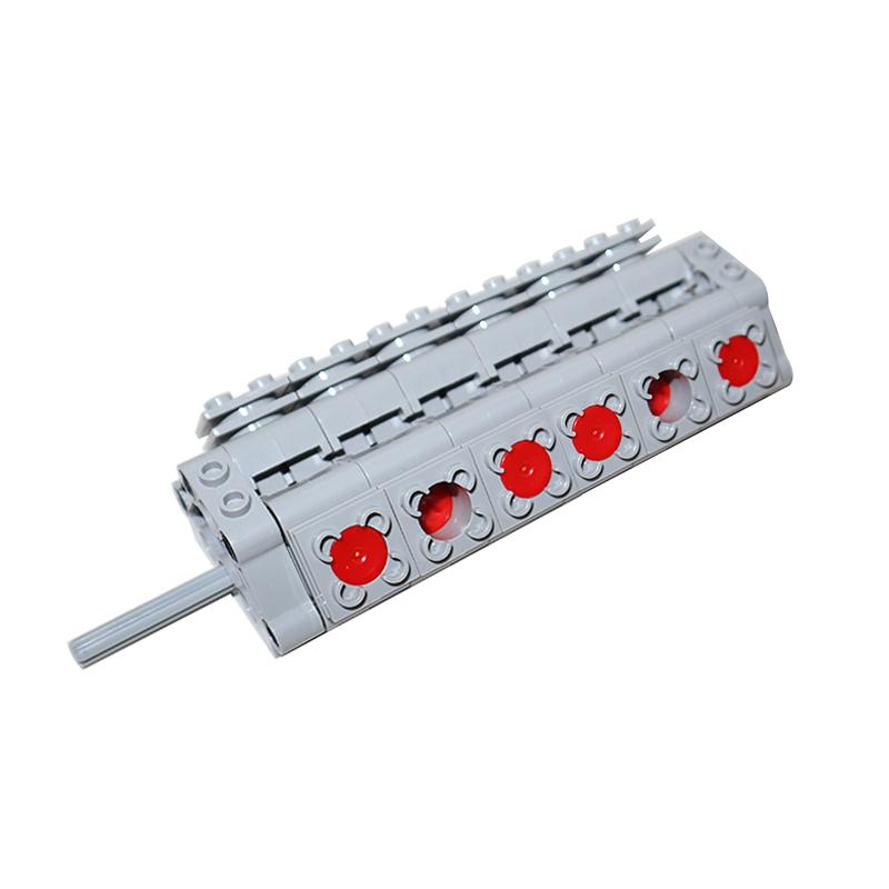 V2 V4 V6 V8 V10 V12 Parti Tecniche Blocchi da Costruzione Mattoncini Motore Modello Dinamico Cilindro Pistone Accessori per Auto Giocattolo Educativo