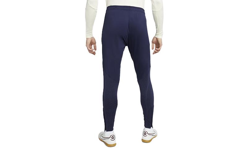 Nike Knitted Sweatpants Men's Dark Blue Moderate Slim Fit Pants DX3448-498