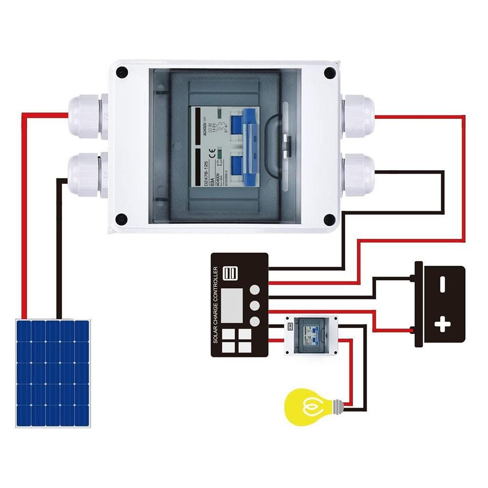 

PV Disconnect Box AC400V Автоматичний вимикач Сонячний ізолятор 6-120A 16A