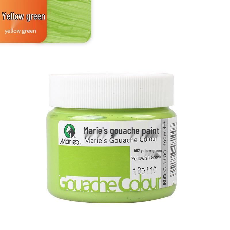 Mali Afwasbare Gouache Verf 100ml - Handgeschilderde Kleuren voor Kinderen en Studenten