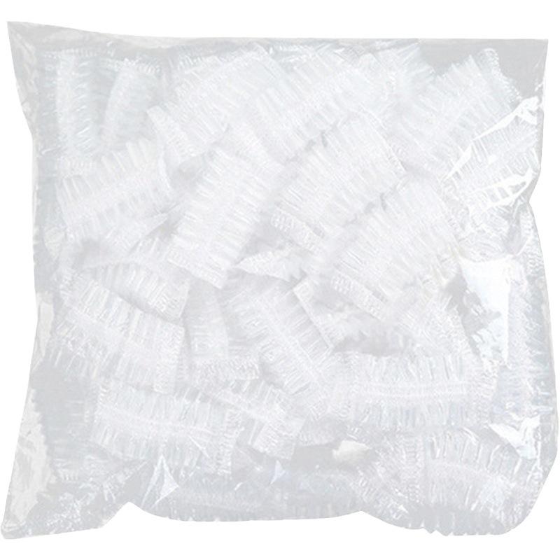 100Pcs Set Multi-Purpose Disposable Clear Earmuff Elastic Shower Hair Dye Ear Protection Tool Waterproof Plastic Ear Shower Caps