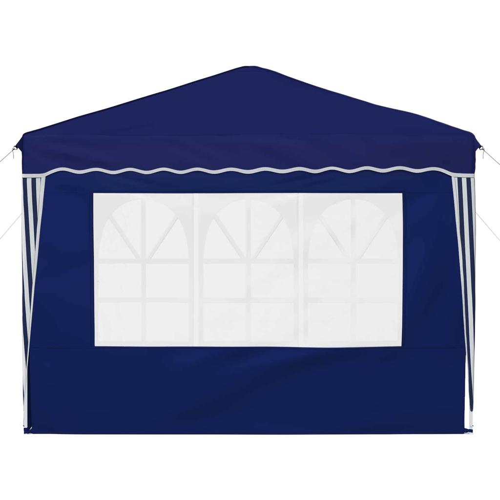 Pop Up Party Tent 288 X 288 X 245 Cm Blue Oxford Fabric