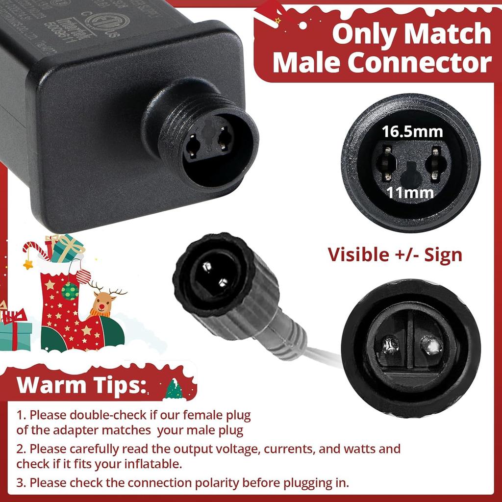 4.5V 1A Class 2 Power Supply LED Transformer, LED Controller IP44 Low Voltage Transformer US Plug for Christmas Light, Halloween String Light