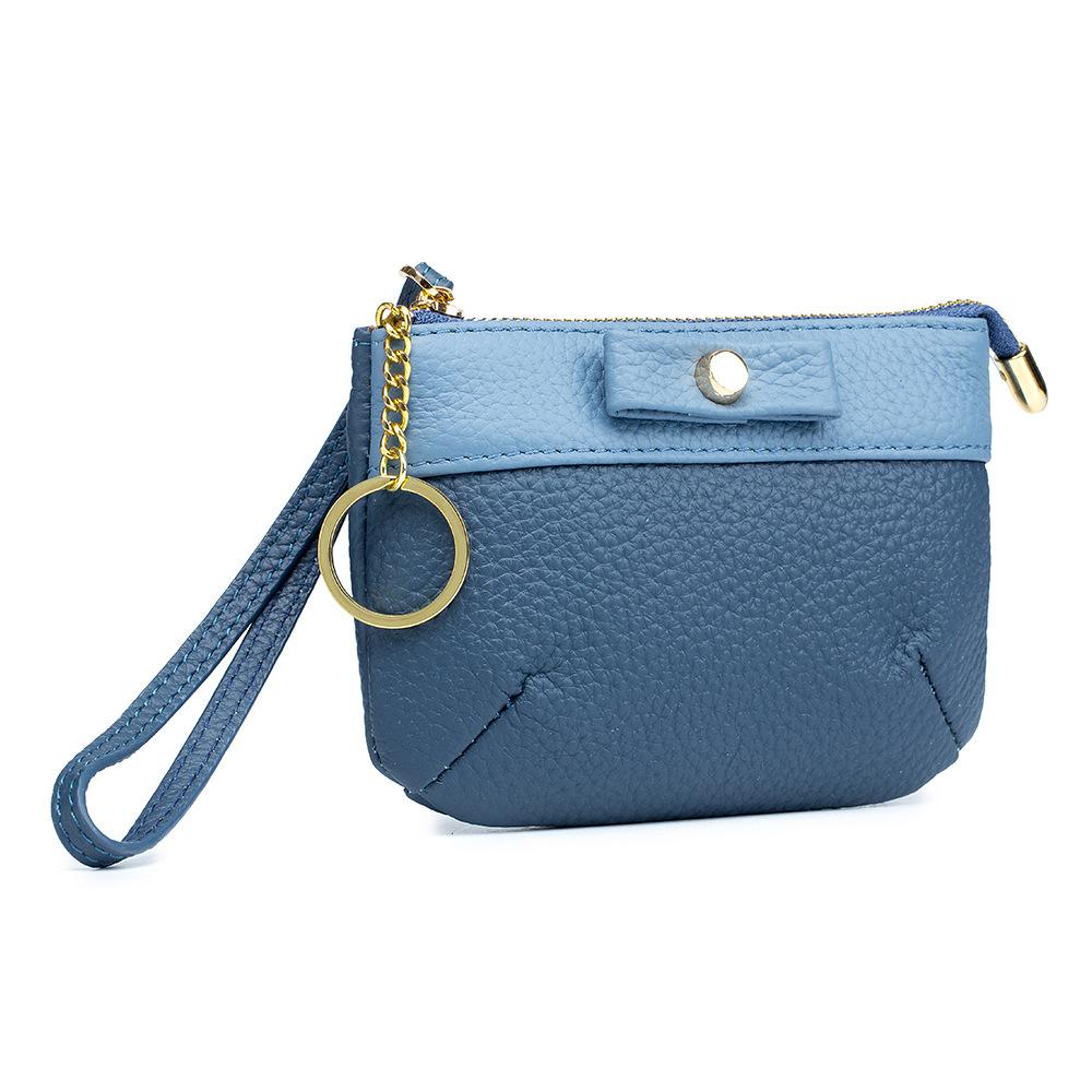 New Change Bag Women's Hand, Fashionable Women's Soft Leather Mini Temperament Hand Carry Change Small Bag
