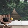 Photomural Suspension Bridge In A Forest Washable Fleece 405x270