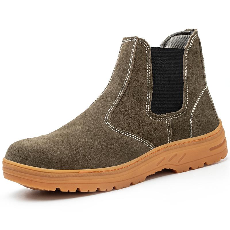 

Высокие рабочие ботинки, защитная обувь от ударов и проколов, мужская защитная обувь Baotou из стали 46