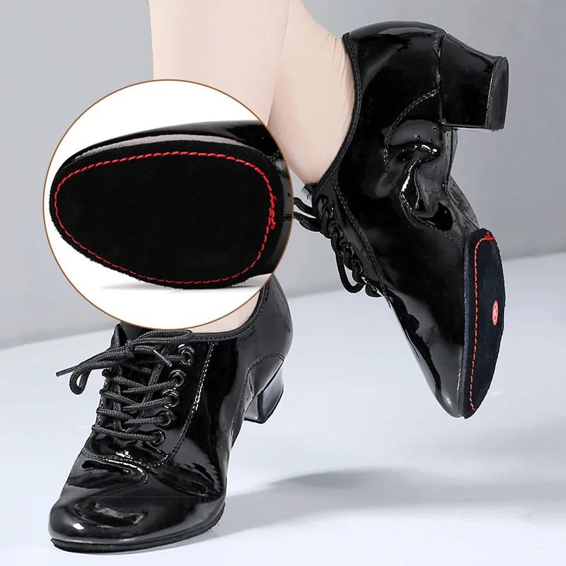 Indoor Kinder Gesellschaftstanzschuhe Jungen Professionelle Tanzschuhe Herren Latein Übung Walzer Salsa Tanzschuhe für Herren Leder