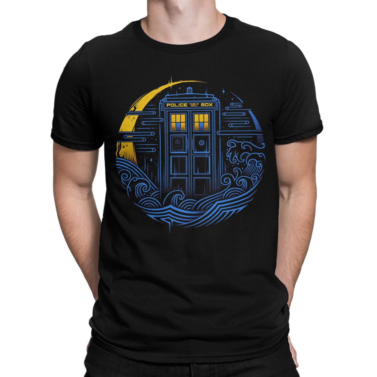 Police Box Art T-Shirt, Men s Women s Tee, All Sizes (ld-130) L