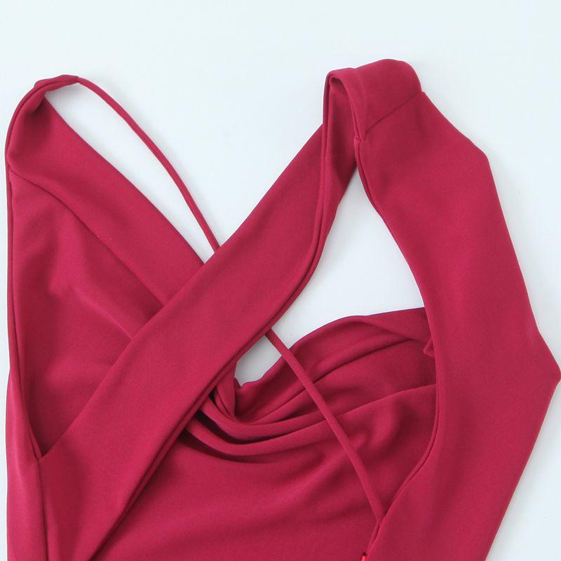 Kaslead New Arrival Women's Clothing Fashion Style Fashion Minimalist Figure Flattering Flowy Length Dress 5039327