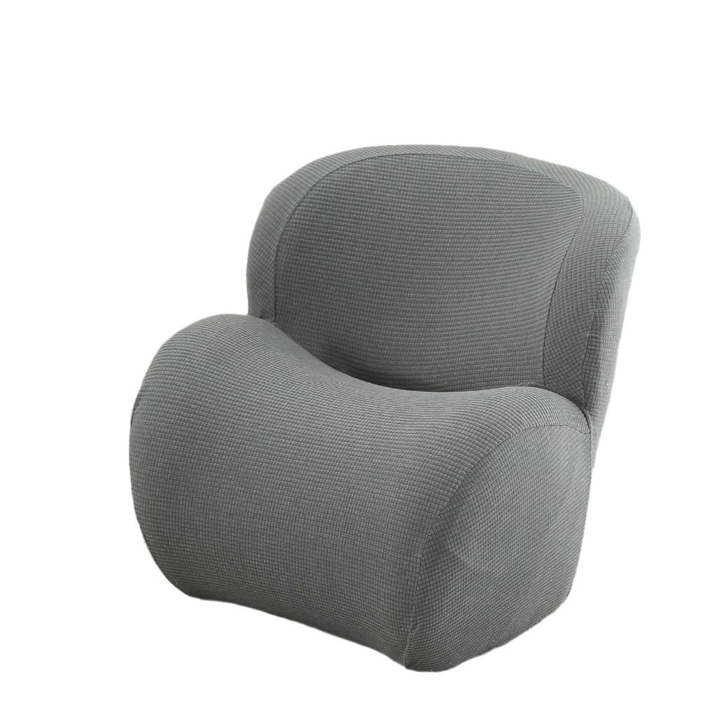Elastisches Einzelsofa-Set All-Inclusive Internetcafé Universal Stuhlbezug Halbkreisförmiger Spind Kleiner Sofaüberwurf
