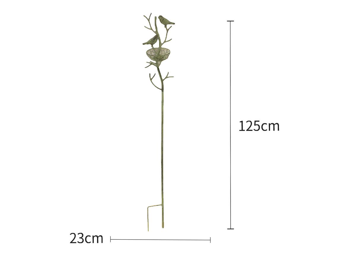 

Garden Decorative Ornaments Bird s Nest Flower Rack Retro Outdoor Courtyard Plant Shelf Wrought Iron Pot Decor Plant Holder