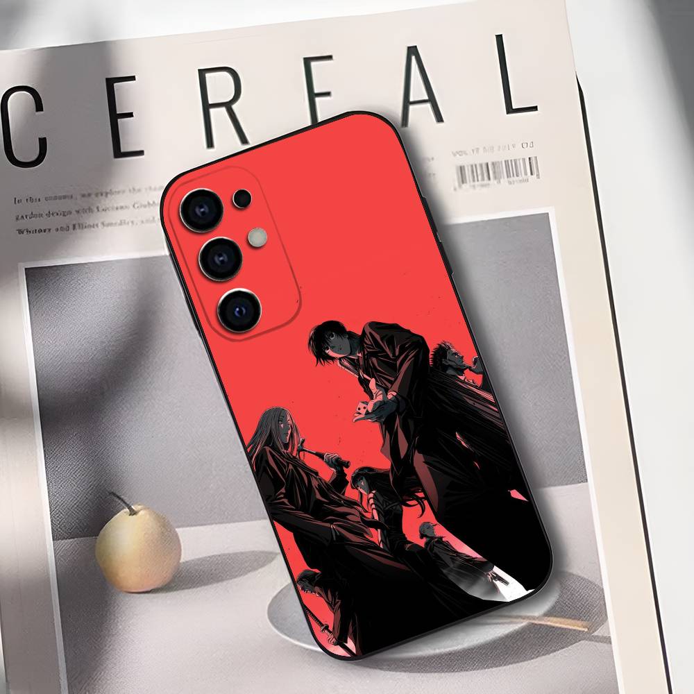 S-Sakamoto Anime D-Days Phone Case For Samsung S25,S24,S21,S22,S23,S30,Ultra,S20,Plus,Soft Silicone Black Cover