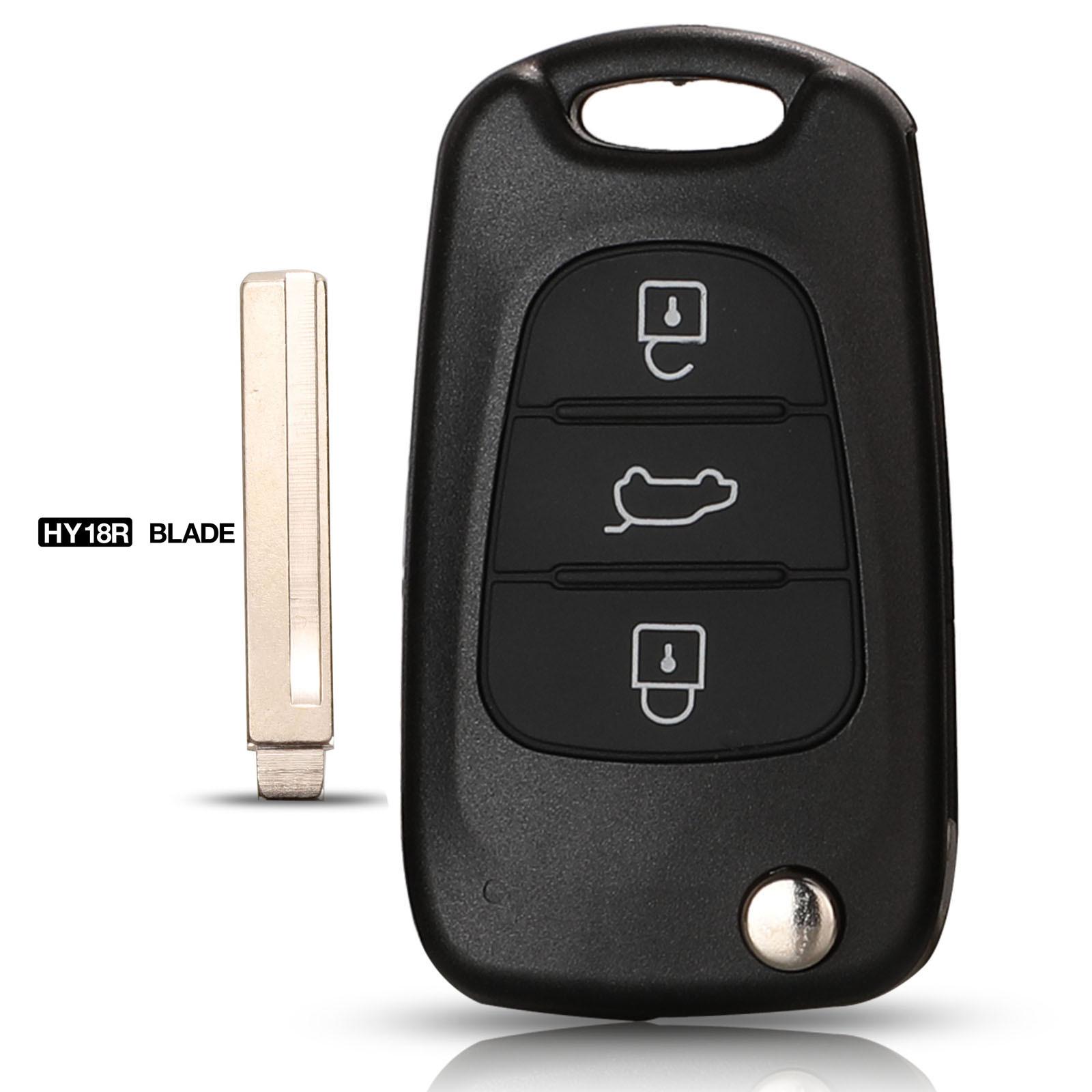 

Замена корпуса 3-кнопочного складного ключа-пульта Hyundai/Kia Elantra Sportage