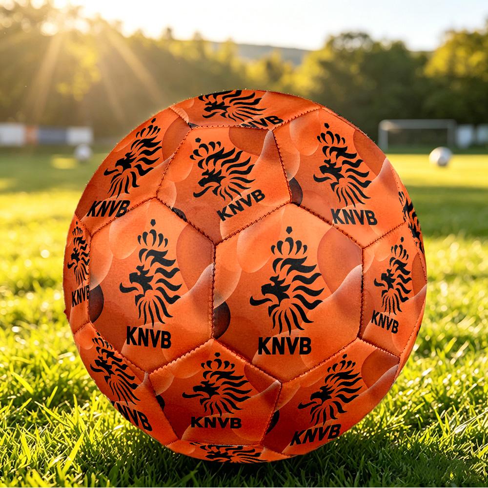 Netherlands Football Printed Size 5 Soccer Ball Wear Resistant Standard Adult Training Football Fan Gift for Indoor Outdoor Match Sports