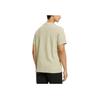 Calvin Klein Letter Print Round Neck Cotton Breathable Short Sleeve T-Shirt Men Tops Light-Khaki J321519RB8