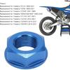 Yctze M20xP1.5 Axle Nut,Aluminum Motorcycle Rear Wheel Axle Nut Replacement for Yamaha YZ125/YZ250 1999‑2021 (A)