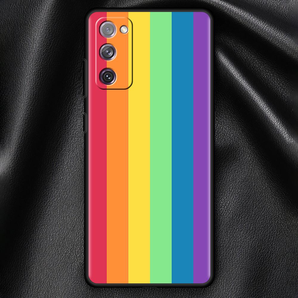 Lesbian LGBT Pride Soft Black Case For Samsung Galaxy S21 Ultra S20 FE S10 Plus S10e S9 S8 S7 M51 M31 Silicone Shell Phone Cover