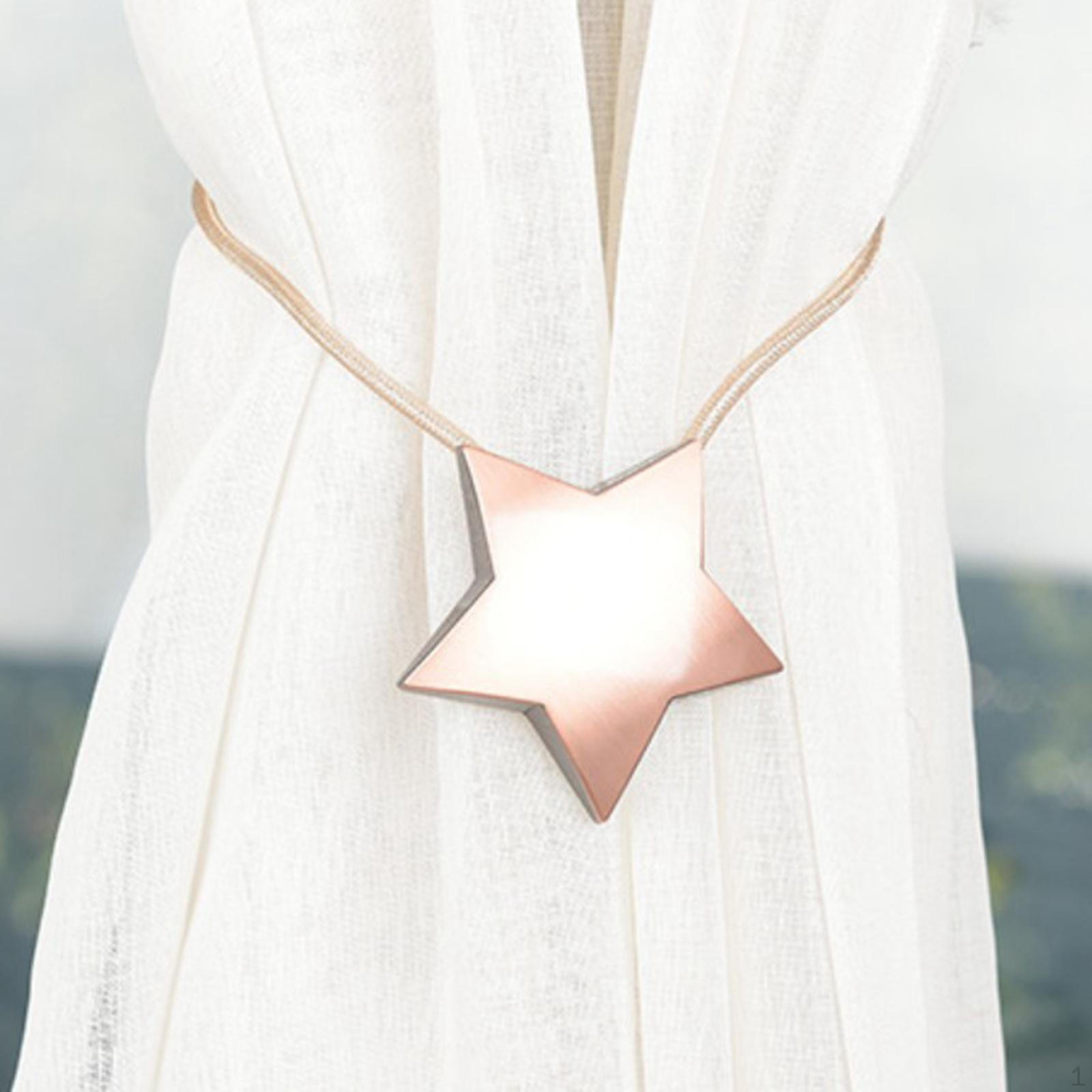 

Curtain Tieback, Drapery Holdback Window Decorative Buckle Holder for Balcony рожевий колір золота