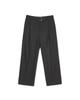 Sinkia Asymmetric Pleated Belted Trousers Grey