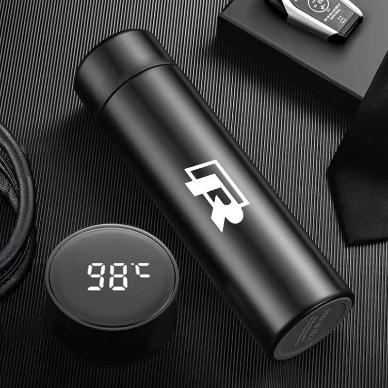 500ML Car Vacuum Cup 304 Stainless Steel Thermos Flask For VW GTI Polo Golf Passat Tiguan Arteon Touareg CC Taigo Caddy Jetta
