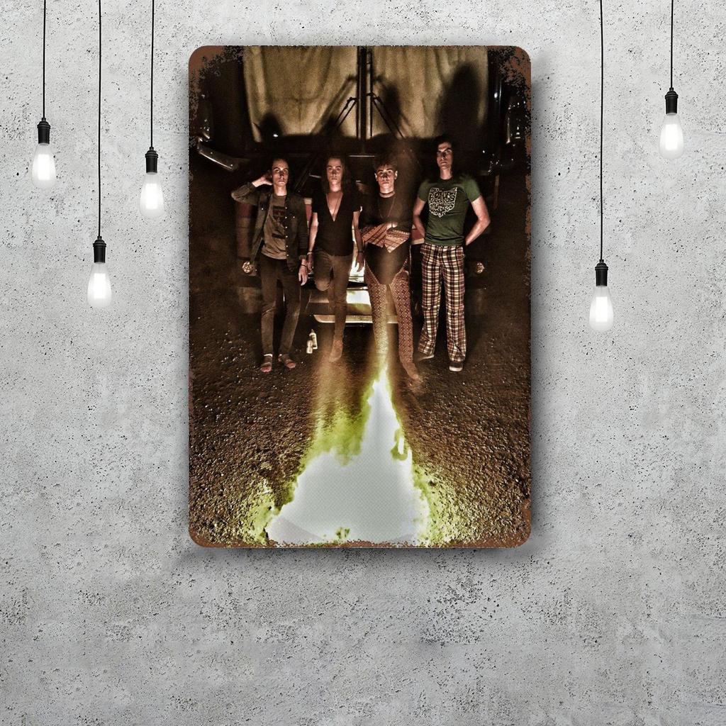 Greta Van Fleet Metal Signs Wall Decor Vintage Tin Signs Captain Metal Poster Decor for Bar Pub Club Wall Decoration