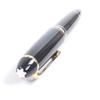 Excellent MONTBLANC Fountain Pen Meisterstück 146 Cap Type Black Gold 14K Mens Used