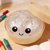Glitter Bun with Food Steamer Stretchy Desk Toys Kawaii Soft Dumpling Bun Simulation Fidget Toy Squeeze Dough Ball Birthday Part