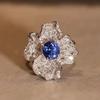 Elegant Women's Sapphire Ring: Stylish, Luxurious, Unique Design, Colored Gemstone Jewelry