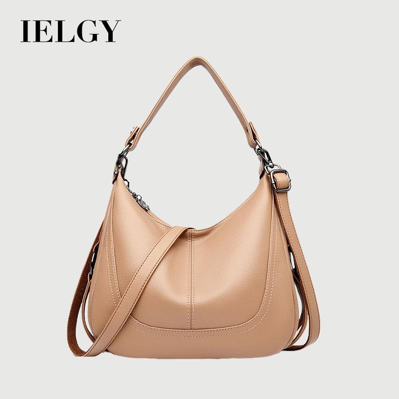 IELGY High-End Feeling Portable Large-Capacity Commuter All-Match One-Shoulder Messenger Tote Bag