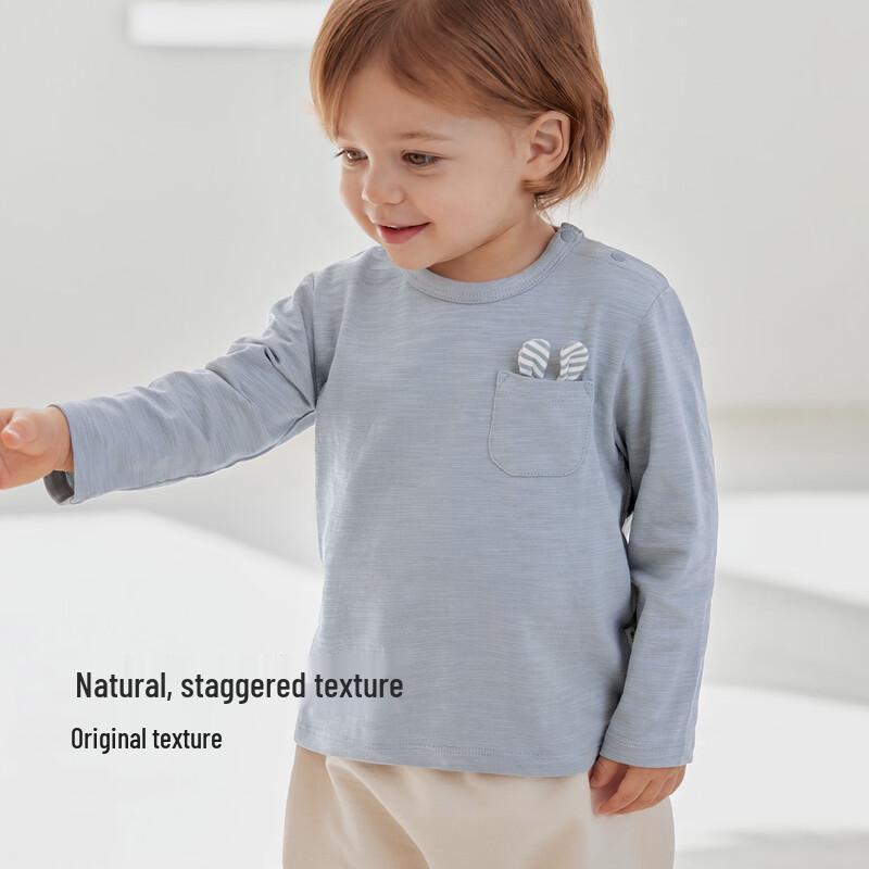 Babylove Unisex Slub Cotton Long Sleeve T-shirt