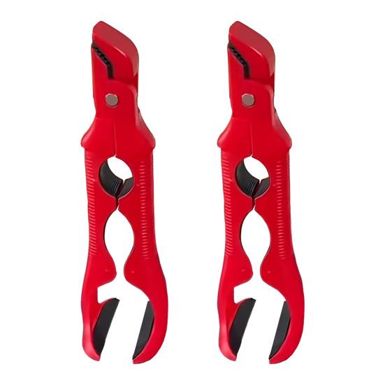 Anti-scald Bowl Clamp 3-in-1 Heat-Resistant Kitchen Tongs with Built-in Jar Opener Multi-angle Hot Plate Gripper Tongs