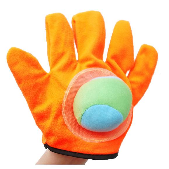 1 Set Kids Sucker Sticky Ball Toy Outdoor Sports Catch Ball Game Set Throw And Catch Parent-Child Interactive Outdoor Toys GYH 6